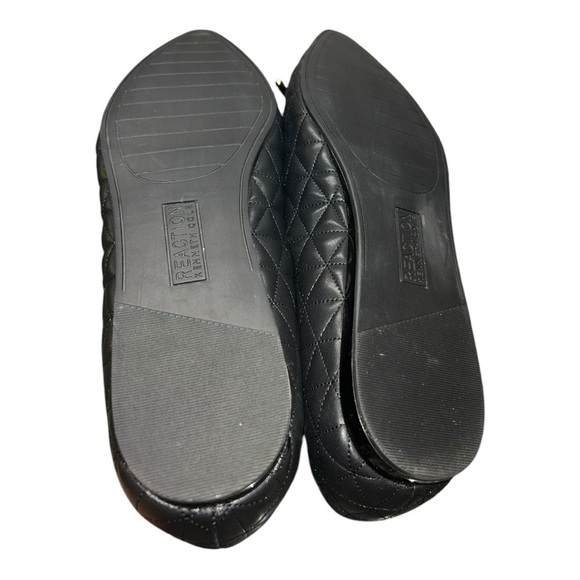 NWT KENNETH COLE Womens Black Casual Slip On Ballet Flat Shoes Sz 10 M - Picture 8 of 10